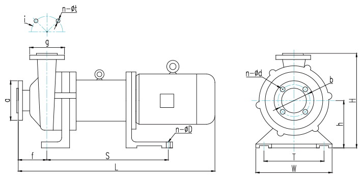 CQB系列泵的外形圖